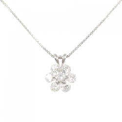 Dây chuyền kim cương hoa PT900/PT850 1.00CT - Hàng hiệu Authentic