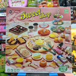 Bộ đồ chơi đồ hàng các món bánh ngọt và kem (515) Sweet shop Deluxe Playset 304264