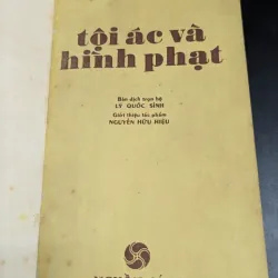 Sách Tội Ác và Trừng Phạt - Dostoevsky - dịch giả Lý Quốc Sinh