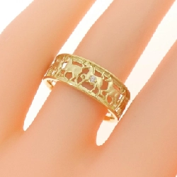 【Sản phẩm mới】Nhẫn kim cương K18YG hình ngựa 0.01CT 672699