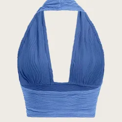 Áo croptop xanh nhạt 760014