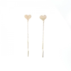 K10YG Bông tai hình trái tim - Hàng hiệu Chính hãng