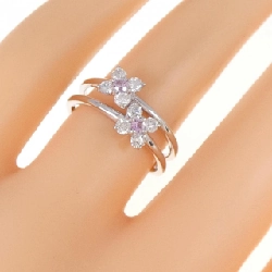 Nhẫn Sapphire Hoa K18WG 0.11CT - Hàng hiệu Chính hãng 855728