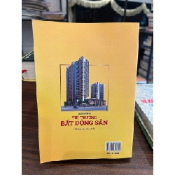 Giáo trình thị trường bất động sản- NXB ĐH KTCD