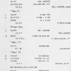 100 Bài tập và Bài giải Kế toán tài chính 19981