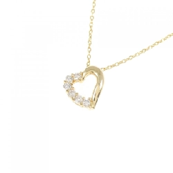 K18YG Dây chuyền kim cương hình trái tim 0.10CT - Hàng hiệu Chính hãng 856748