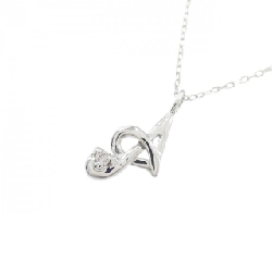 K10WG Chữ cái A Dây chuyền kim cương 0.01CT - Hàng hiệu Chính hãng 864858