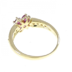 Nhẫn Ruby Hoa K18YG 0.43CT - Hàng hiệu Chính hãng 852306