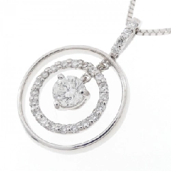 K18WG Dây chuyền kim cương 0.30CT - Hàng hiệu Chính hãng 860926