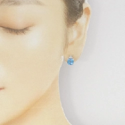 K14WG Blue Topaz Bông Tai - Hàng hiệu Chính hãng 869822