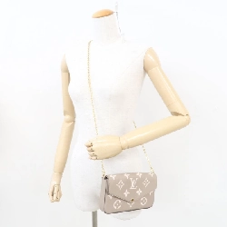 Túi xách Louis Vuitton Monogram Empreinte Bicolor Pochette Felicie M82610 - Hàng hiệu Authentic 769095