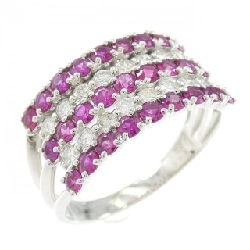 Nhẫn Ruby PT900 1.44CT - Hàng hiệu Chính hãng