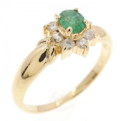 Nhẫn Emerald K18YG 0.17CT - Hàng hiệu Chính hãng