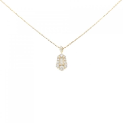 Dây chuyền kim cương K18YG 0.25CT - Hàng hiệu Chính hãng