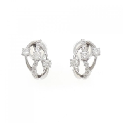 K18WG Bông tai/Khuyên tai Kim cương 1.00CT - Hàng hiệu Chính hãng 869953