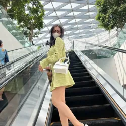 Dép lê nữ quai ngang màu trắng đục cao su dày đế bục 1024433