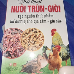 Sách - kỹ thuật nuôi trùn - giòi