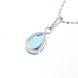 K14WG Blue Topaz Necklace - Hàng hiệu Authentic 862788