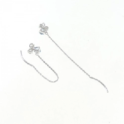 K18WG Aquamarine Bông tai - Hàng hiệu Authentic 876486