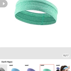 Băng đô thể thao Băng trán Headband chạy bộ thấm mồ hôi* Màu xanh dương*QUÀ TẶNG 0Đ 405738