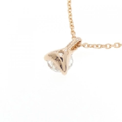 K18PG Dây chuyền kim cương 0.204CT G VS2 VG - Hàng hiệu Chính hãng 876045