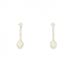 K18YG Bông tai kim cương 0.60CT - Hàng hiệu Chính hãng