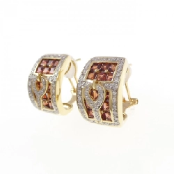 Bông tai Garnet K18YG/K18WG 6.00CT - Hàng hiệu Chính hãng 870489