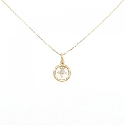 K18YG Hoa Hồng Kim Cương Dây Chuyền - Hàng hiệu Chính hãng