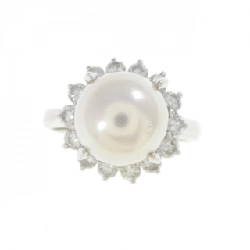 Nhẫn ngọc trai Akoya PT900 8.7mm - Hàng hiệu Authentic 850561