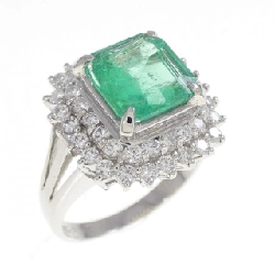 Nhẫn Emerald PT900 2.32CT - Hàng hiệu Chính hãng