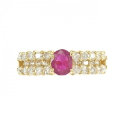Nhẫn Ruby K18YG 0.41CT 669010