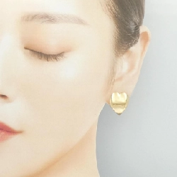 K18YG Bông tai hình trái tim - Hàng hiệu Chính hãng 871358