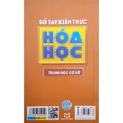 Sổ Tay Kiến Thức Hóa Học Trung Học Cơ Sở - Nguyễn Hoàng Long, Nguyễn Vân Tín 288756