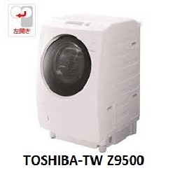 (Used 90%) Máy giặt sấy block Toshiba TW Z9500 giặt 9 kg sấy 6 kg