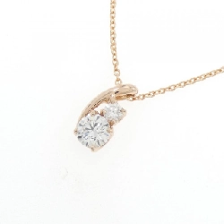 K18PG Dây chuyền kim cương 0.223CT E VS1 EXT - Hàng hiệu Chính hãng 880590