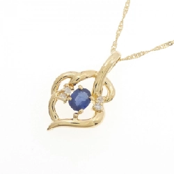 K18YG Sapphire Necklace - Hàng hiệu Authentic 861024