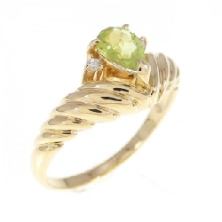 Nhẫn Peridot K18YG
