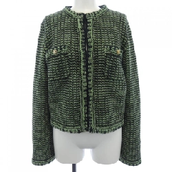 【Mã giảm giá】Áo khoác không cổ CHANEL