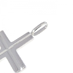 K18WG Mặt dây chuyền hình chữ thập - Hàng hiệu Chính hãng 866127