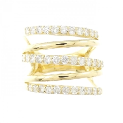 Nhẫn kim cương K18YG 1.00CT 666379