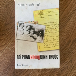 Sách văn học Số phận không định trước, nguyễn khắc phê 247086