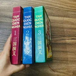 Tam quốc diễn nghĩa bộ 3 cuốn bìa cứng 934764