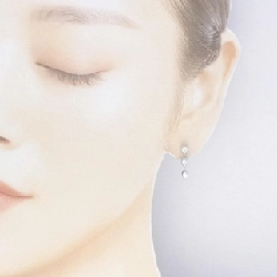 K14WG Bông tai kim cương ba viên 0.60CT - Hàng hiệu Chính hãng 870046