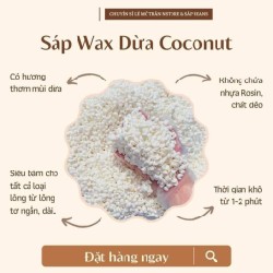 100g sáp Wax dừa, sáp Trong... viên sáp wax lông nóng 