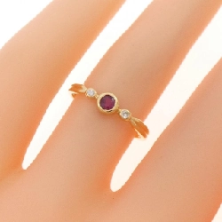 Nhẫn ruby K18YG 673163