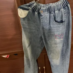 Quần bò nữ phù hợp với trẻ em từ 8 đến 10 tuổi  698107