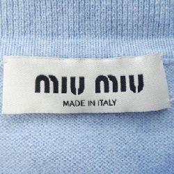 MIU MIU MIU MIU logo MMF890 S000 13S1 áo khoác cardigan 634097