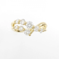 Nhẫn kim cương K18YG 0.72CT 673158