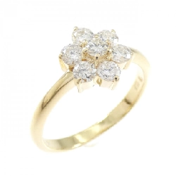 Nhẫn kim cương hoa K18YG 0.55CT - Hàng hiệu Chính hãng