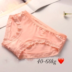 Combo 2 Quần lót thun lạnh viền ren tim lưng vừa size 40-55kg 461961